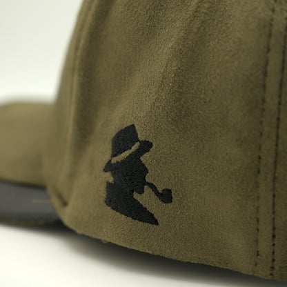 stallion suede leather cap