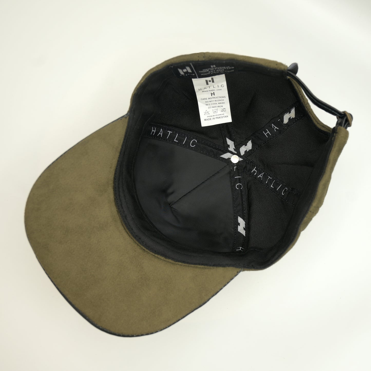 stallion suede leather cap